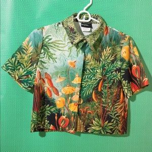 BlackMilk Cropped Button Up